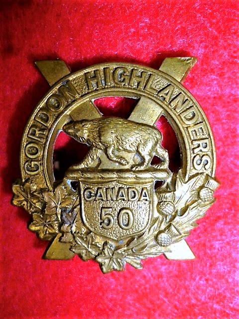 MM159 - 50th Regiment (Gordon Highlanders of Canada) Sporran Badge